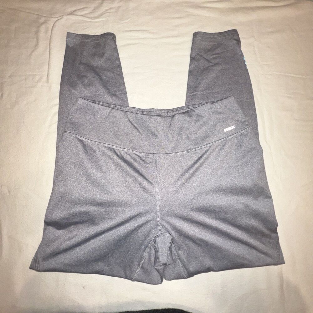 RBX Performance Ladies Activewear‎ Leggings Gym Running Yoga Size Large Gray - Picture 3 of 8